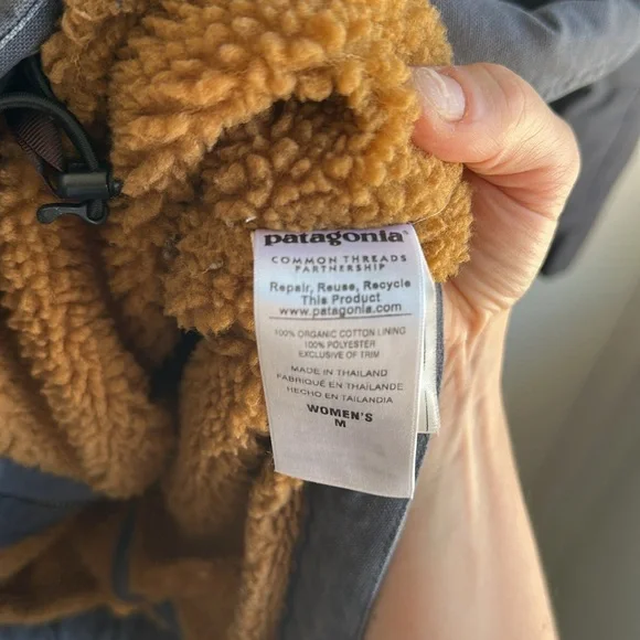 Patagonia Prairie Dawn Insulated Parka, Smoke Blue, M - Picture 3 of 6